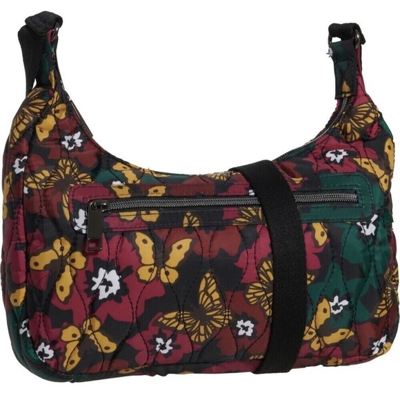 ROSETTI Floral Butterfly Shoulder Bag Lightweight with Strap Multicolor Zip New - Picture 3 of 16